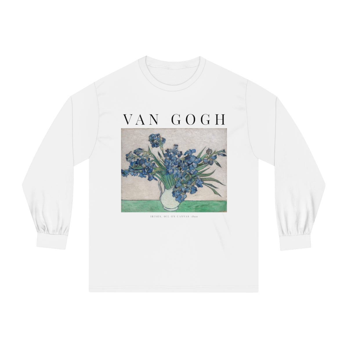 Vincent Van Gogh Irises Long Sleeve T-Shirt