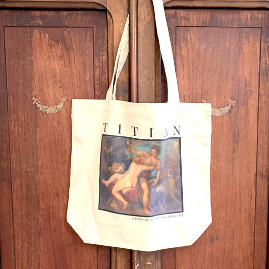 Titian Venus and Adonis print market tote.