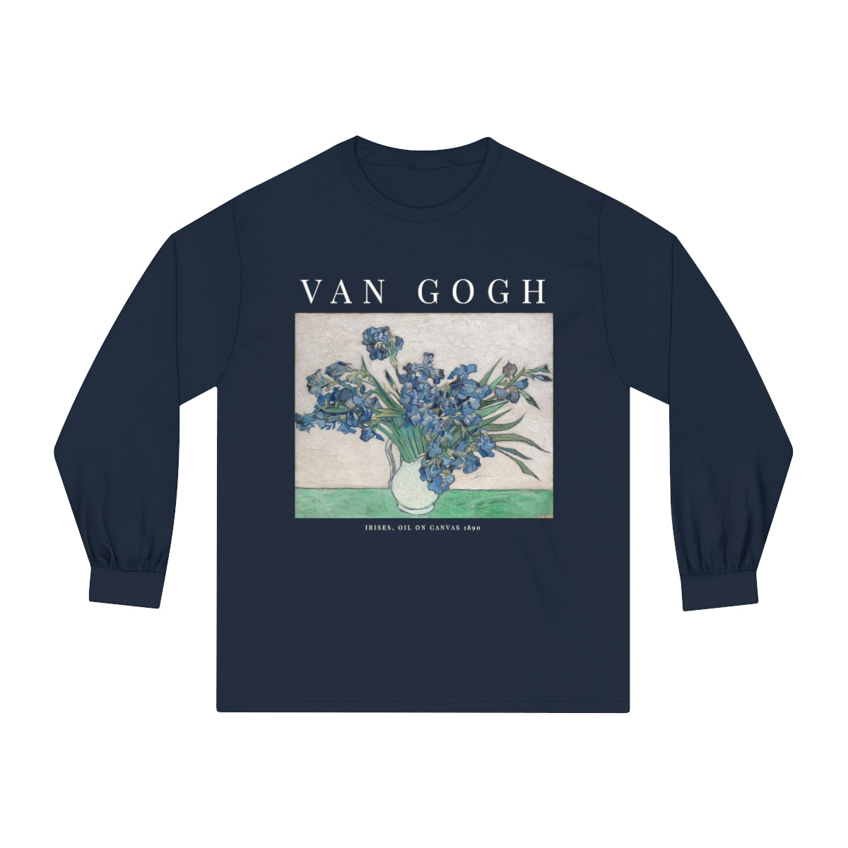 Vincent Van Gogh Irises Long Sleeve T Shirt Archive Collection